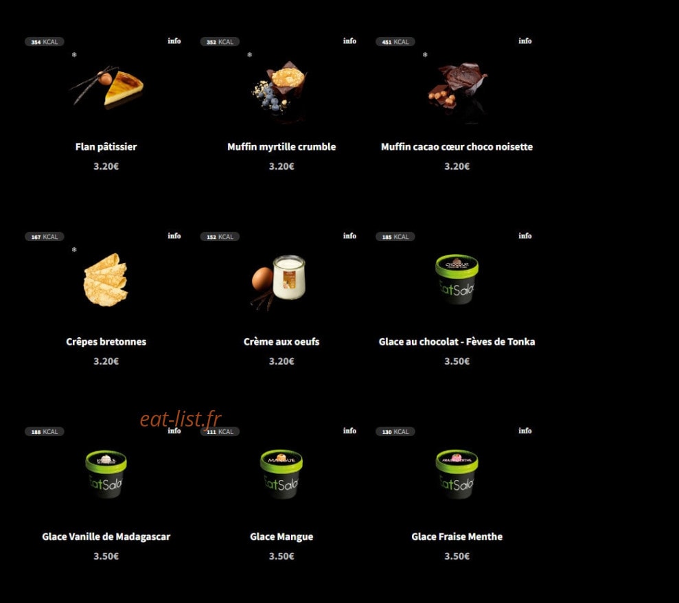 Eat Salad — carte page 11