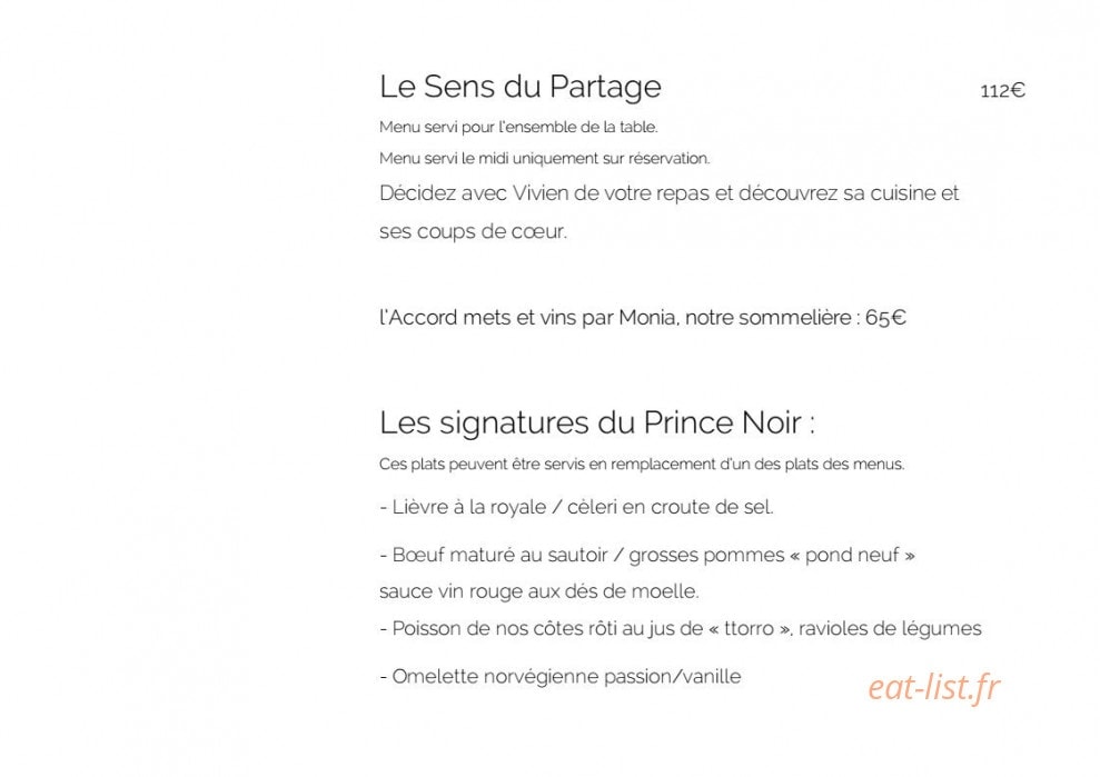 Le Prince Noir — carte page 3