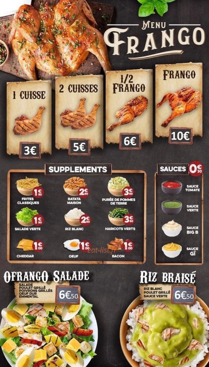 O Frango — carte page 4
