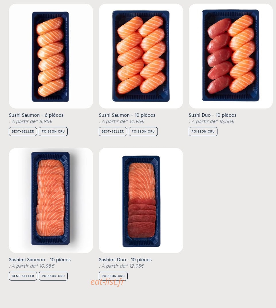 Sushi Daily — carte page 7