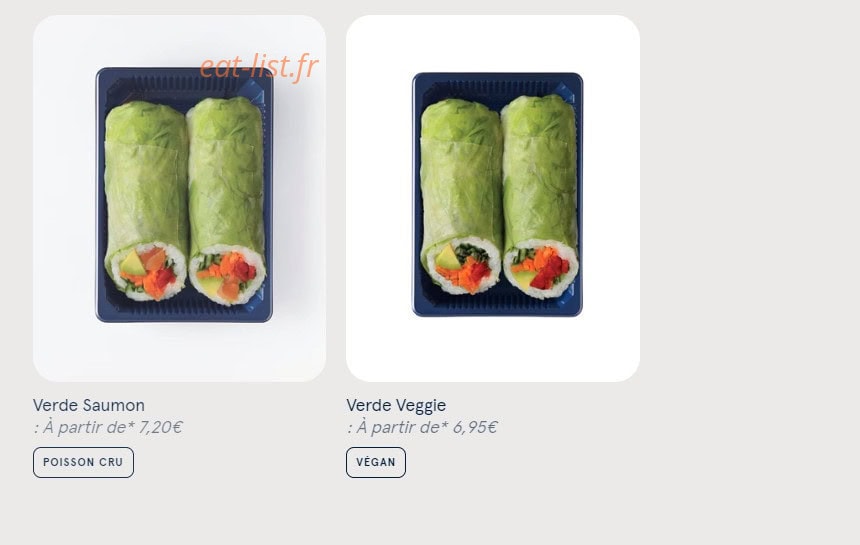 Sushi Daily — carte page 8