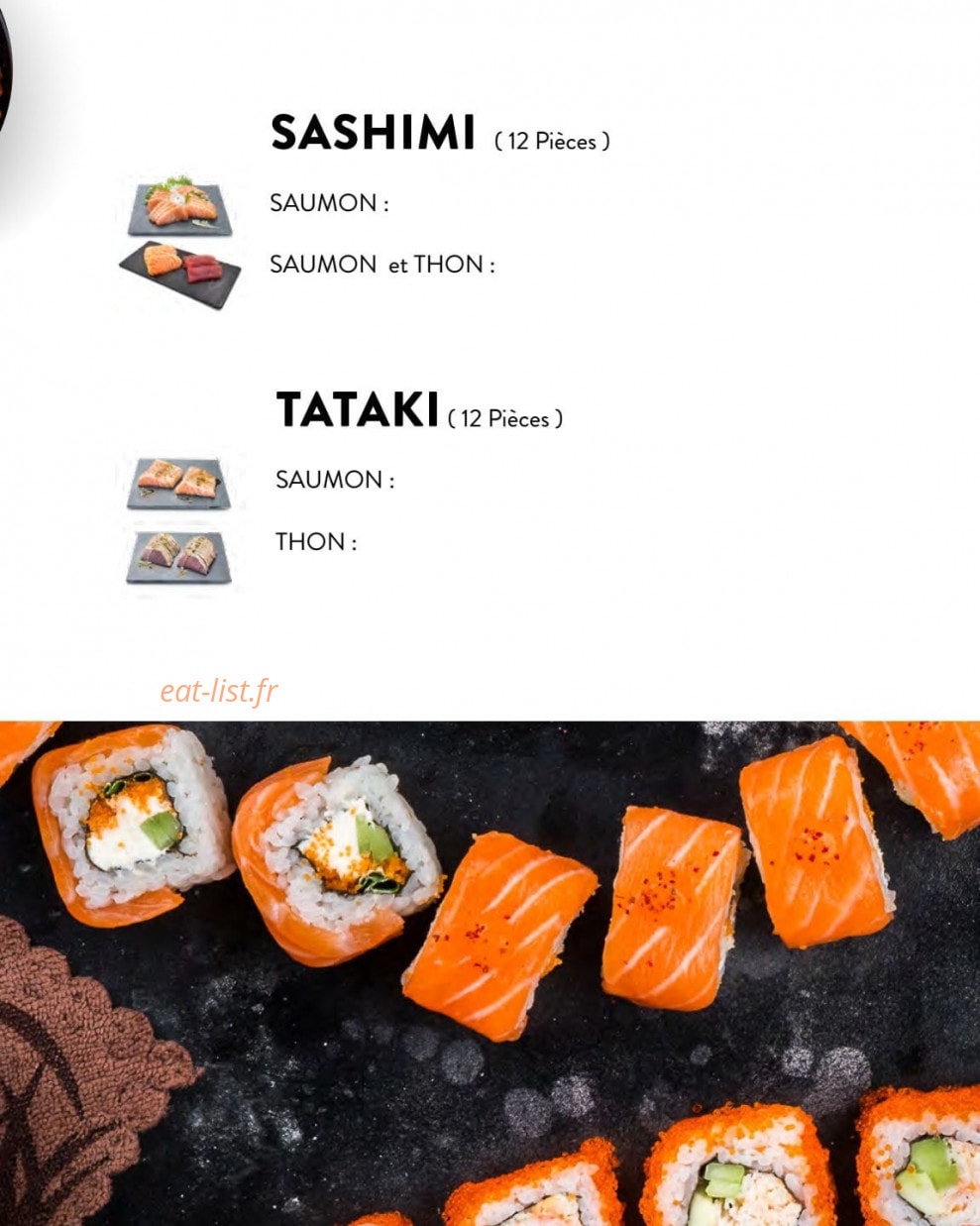 Tasty-Rice — carte page 8