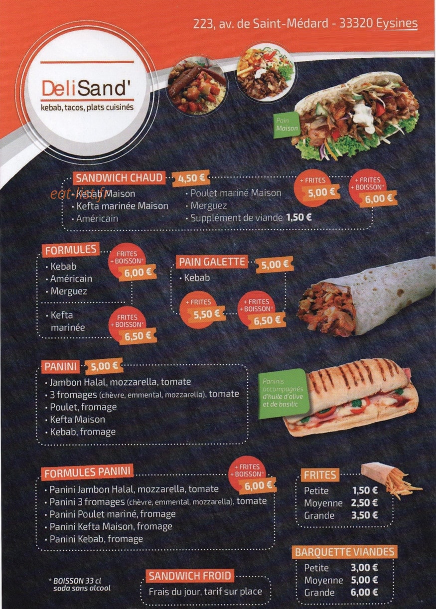Delisand' — carte page 1