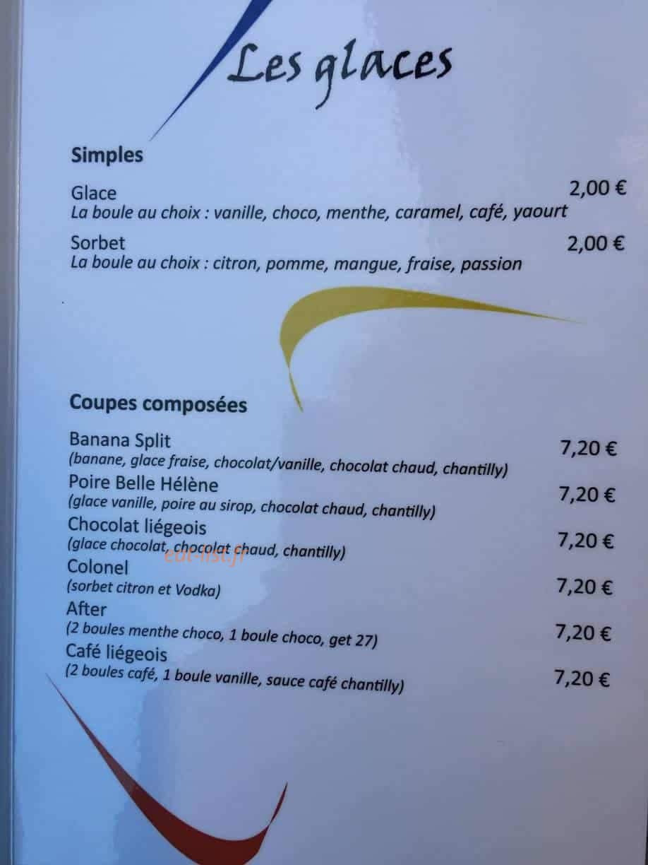 La Petite Creperie — carte page 6