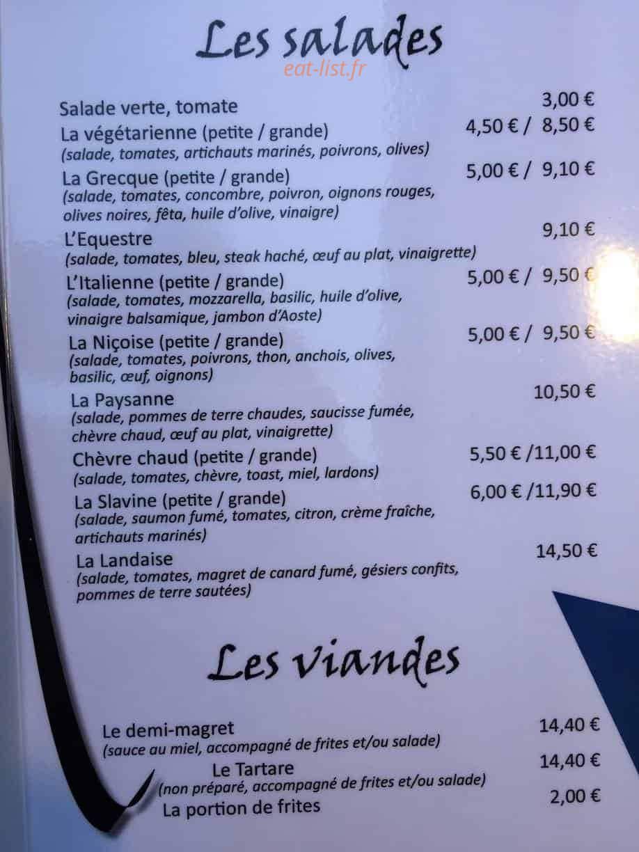 La Petite Creperie — carte page 4