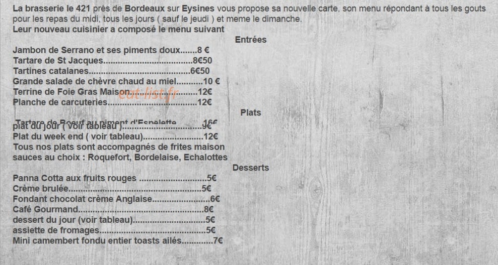 Le 421 — carte page 2