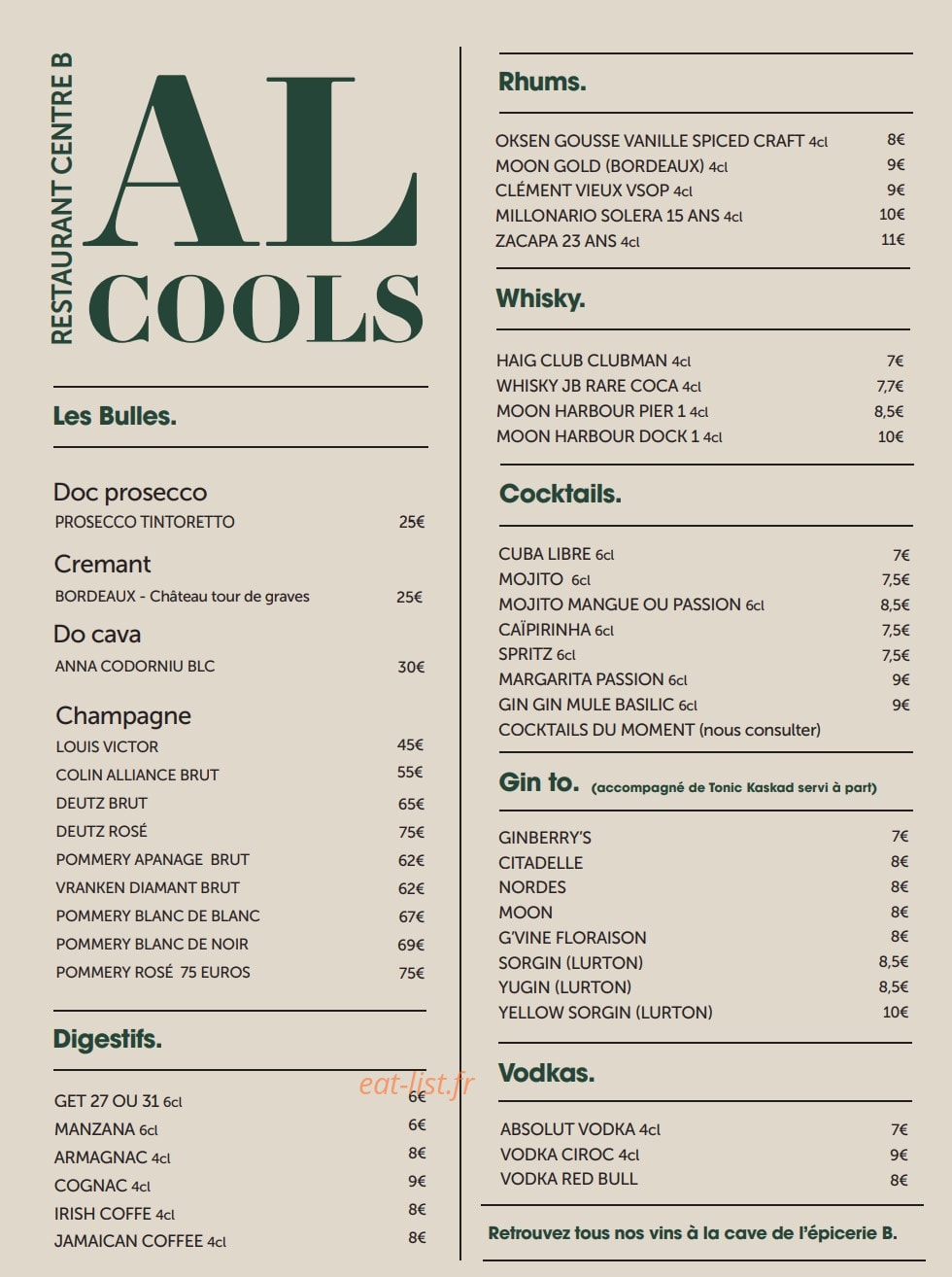 Le Centre B' — carte page 3