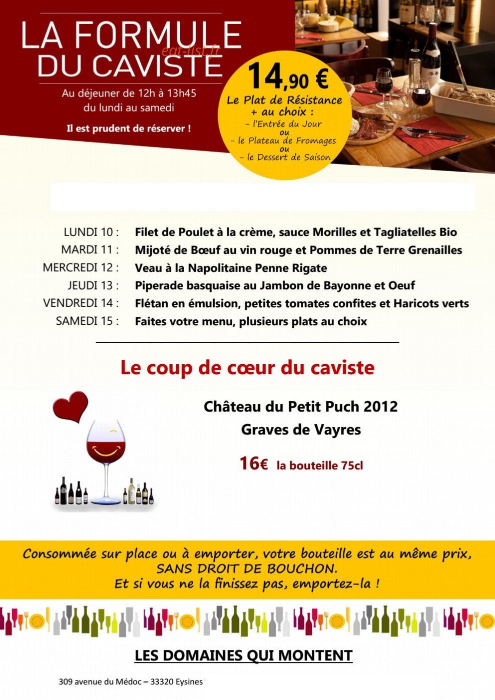 Les Domaines Qui Montent — carte page 1