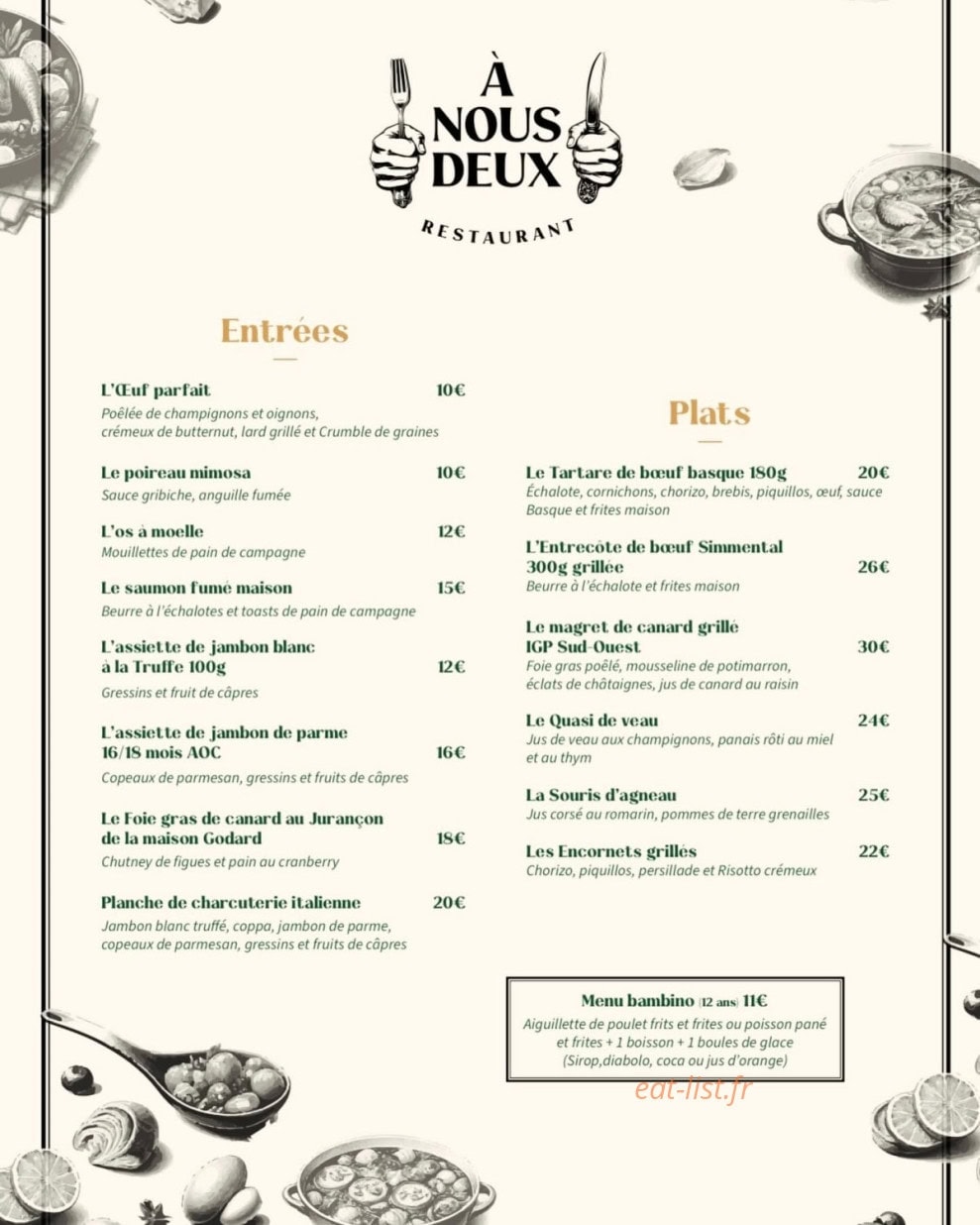 À nous Deux — carte page 1