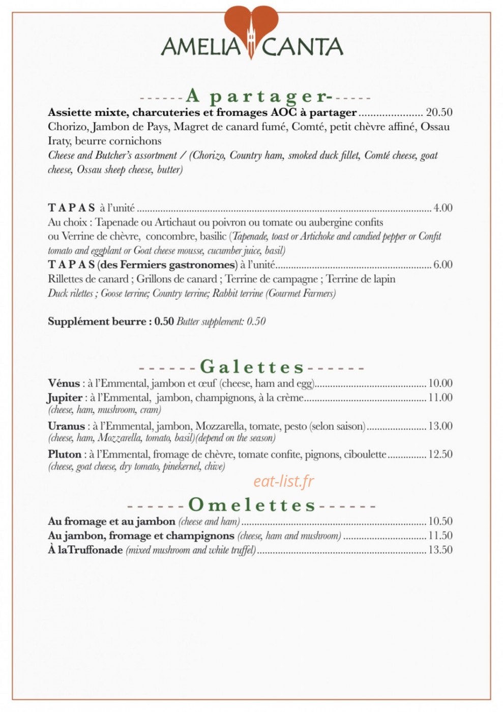 Amélia Canta — carte page 4