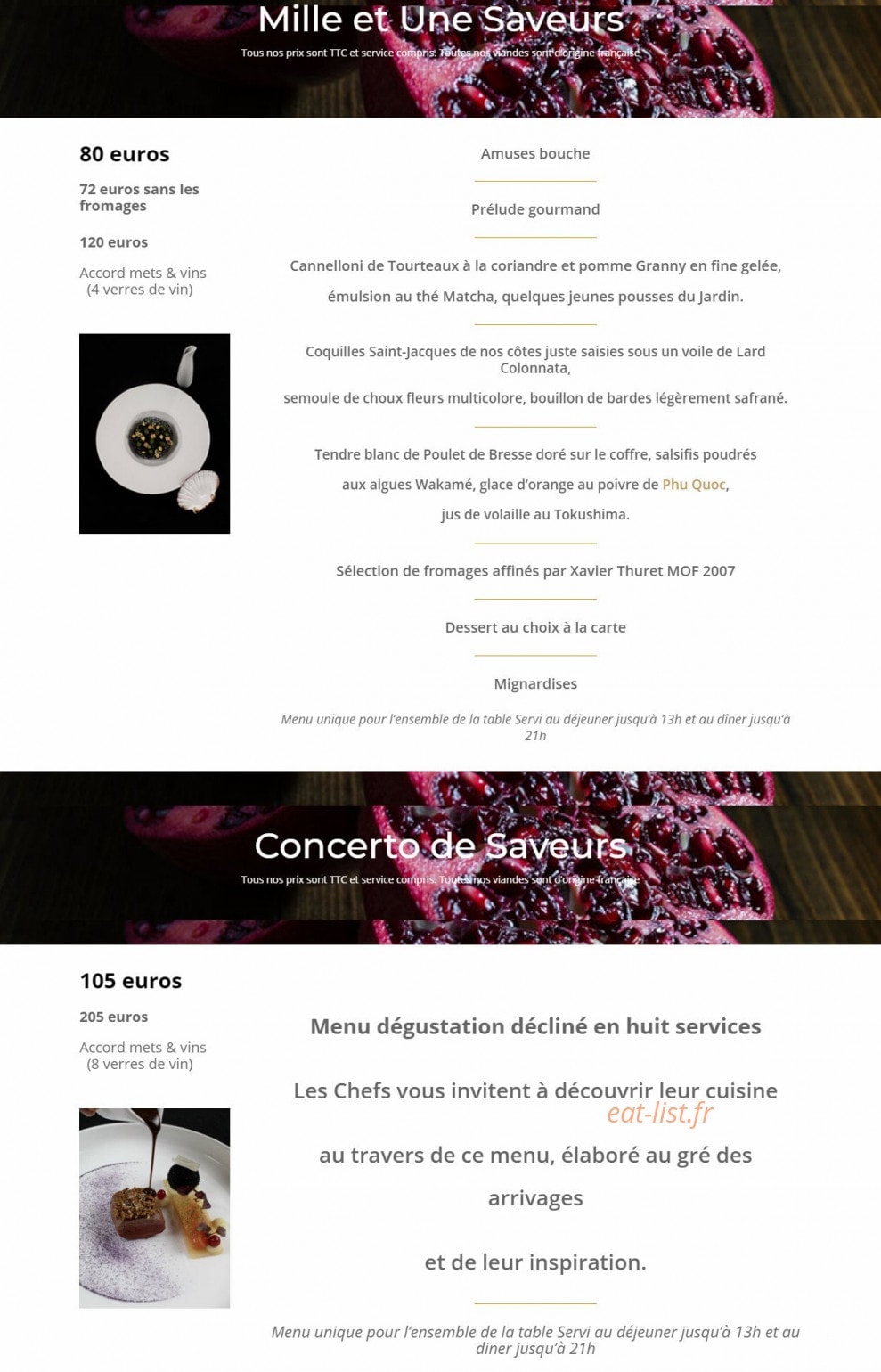 L'huitrier Pie — carte page 2