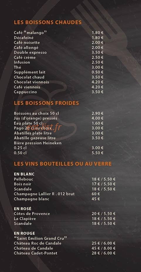 La bonheur — carte page 10
