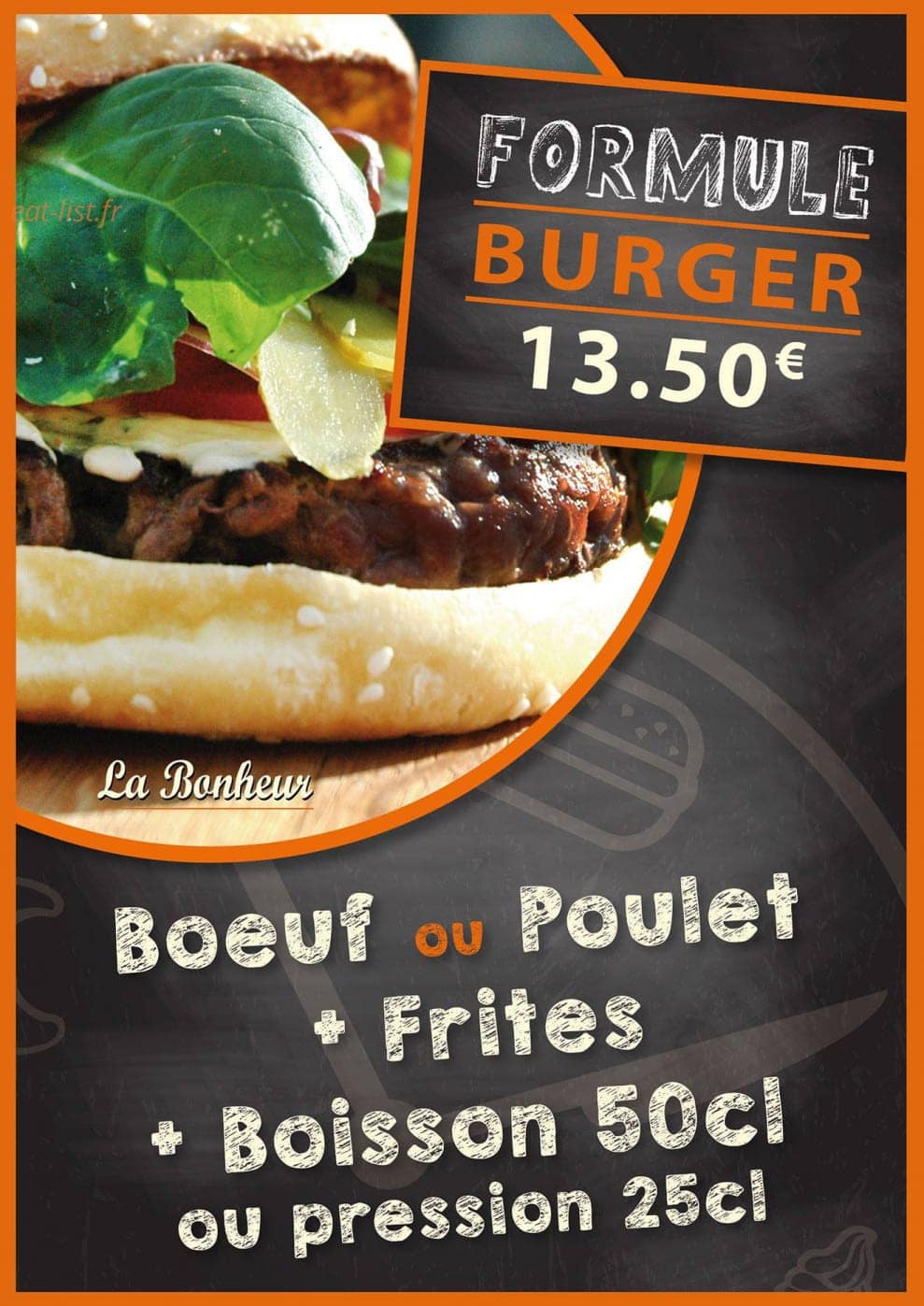 La bonheur — carte page 3
