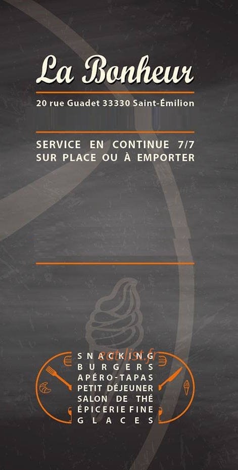 La bonheur — carte page 12