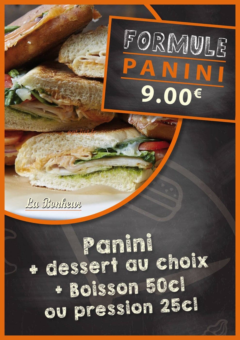 La bonheur — carte page 5
