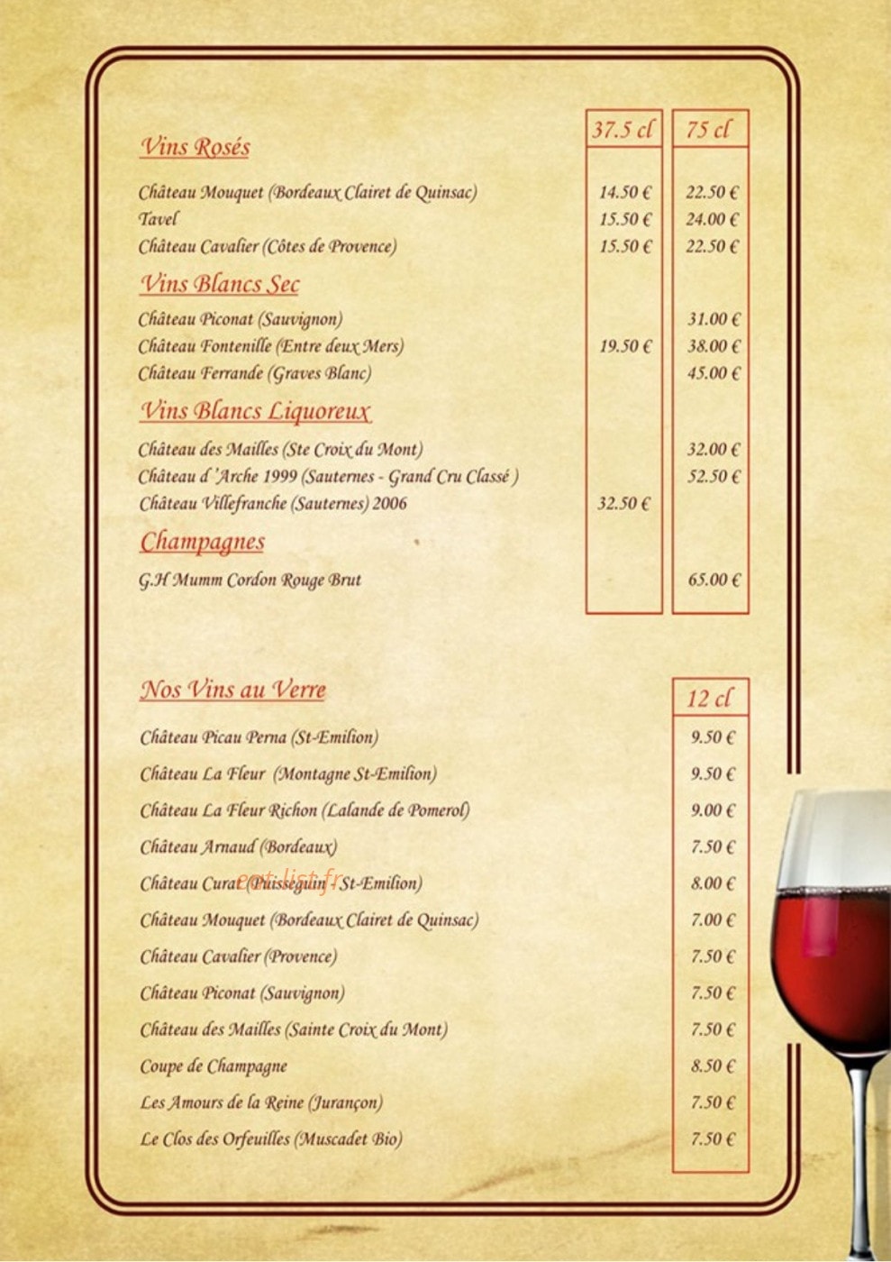 La Côte Braisée — carte page 9
