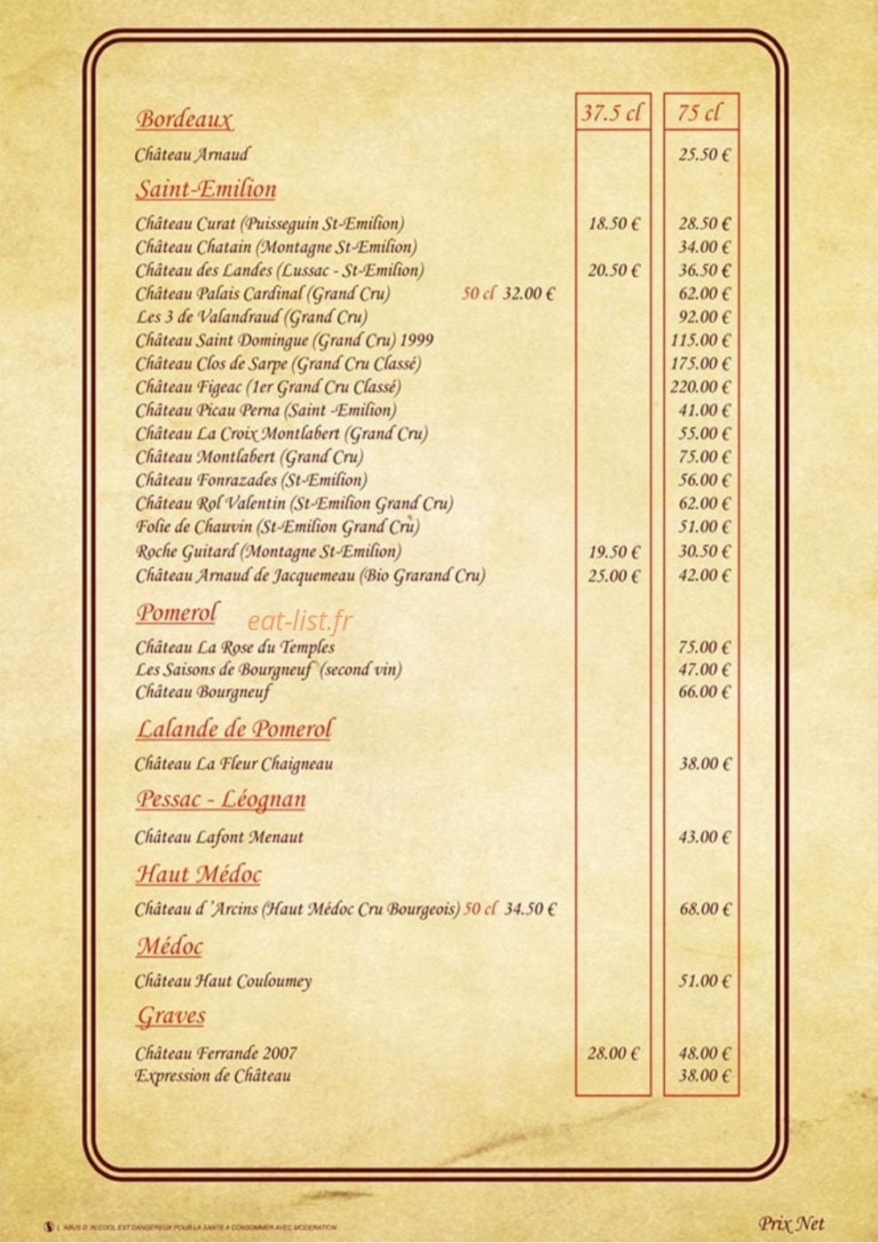 La Côte Braisée — carte page 8