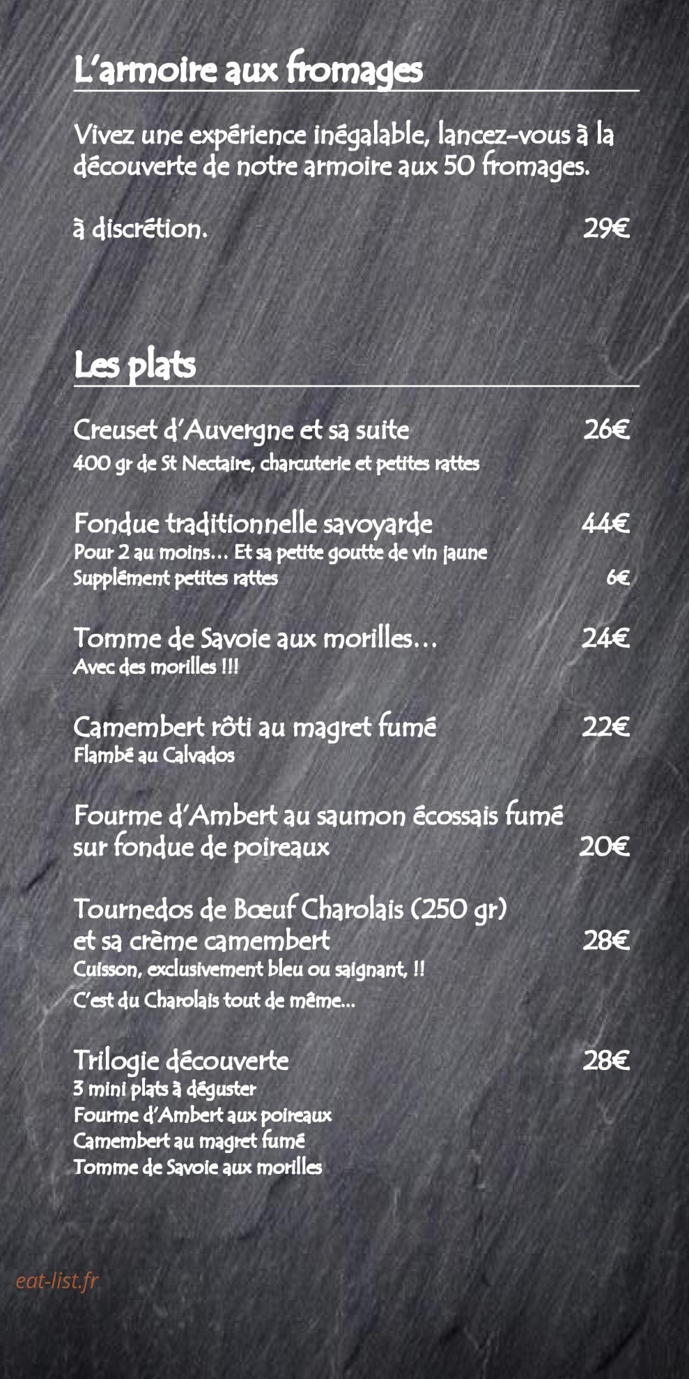 Le Bis — carte page 2
