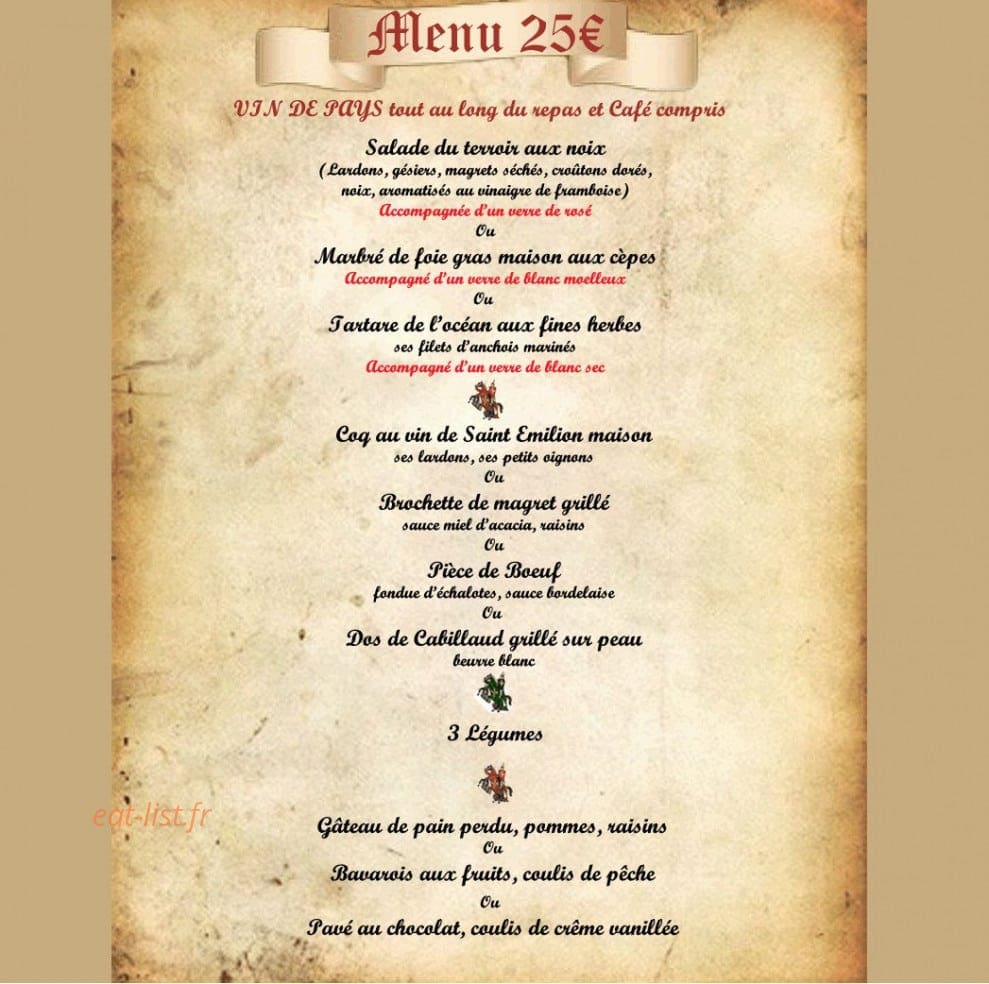 Le Médiéval — carte page 7