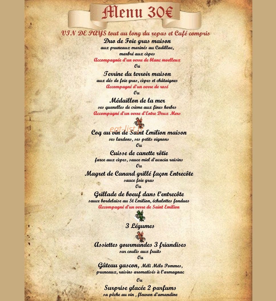 Le Médiéval — carte page 8