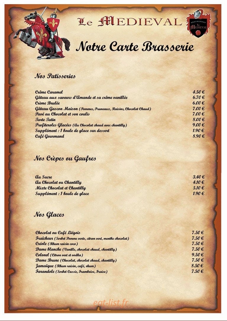 Le Médiéval — carte page 2