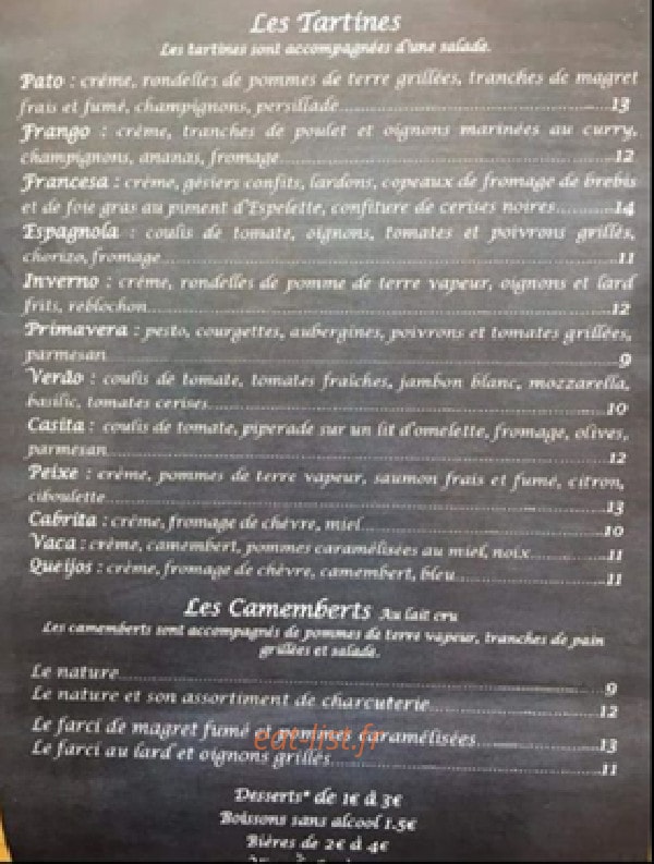La casita — carte page 1