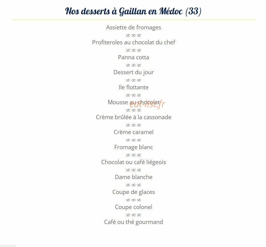 Le Blé Noir — carte page 4