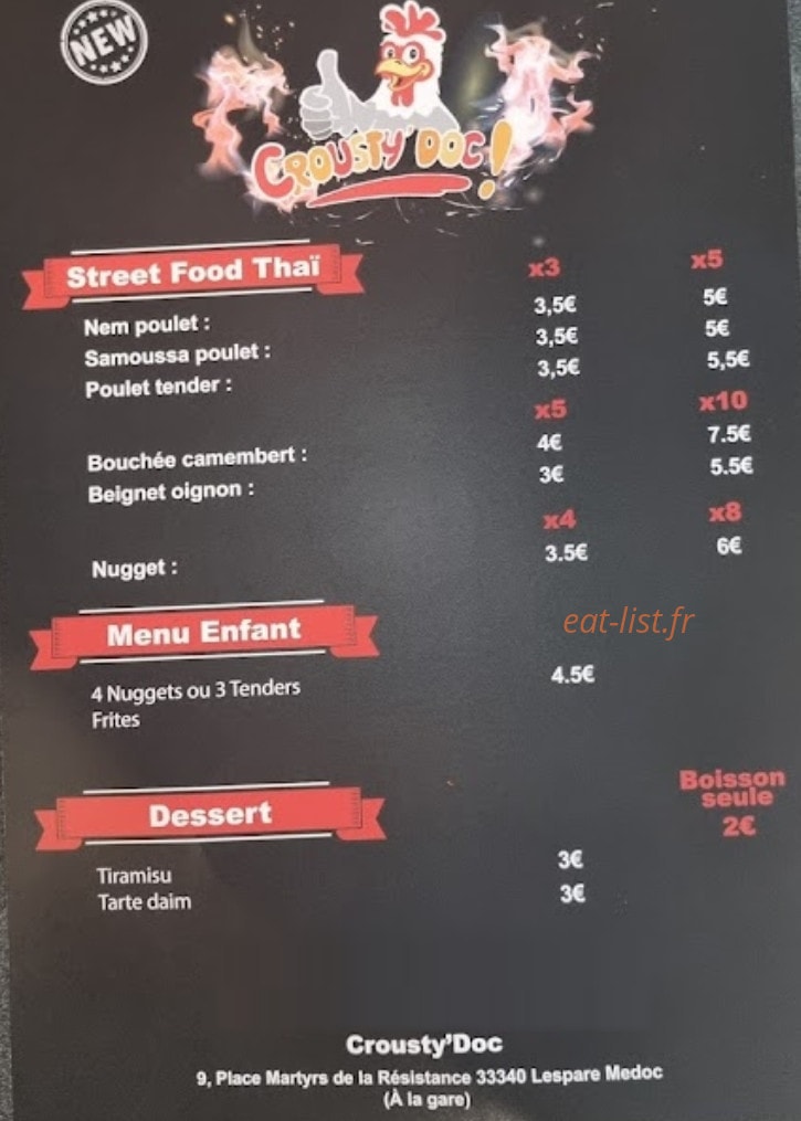 Crousty doc — carte page 2