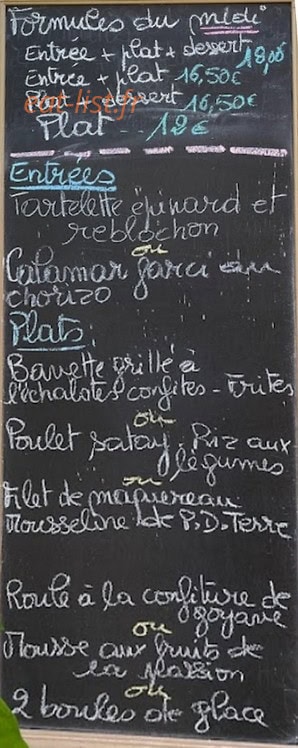 Le Calebassier — carte page 1