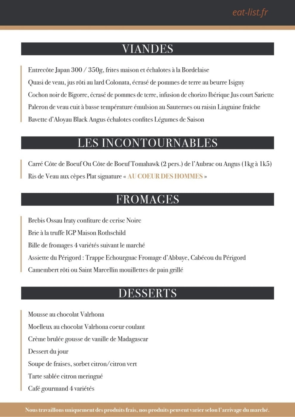 Au Coeur des Hommes — carte page 2