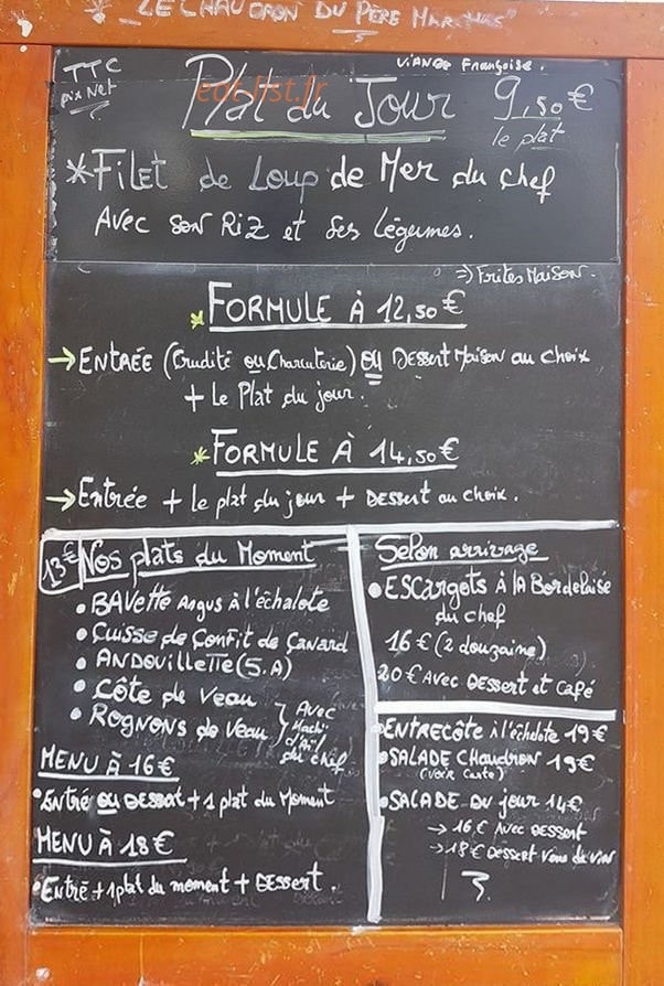 Le chaudron du pere marchès — carte page 2