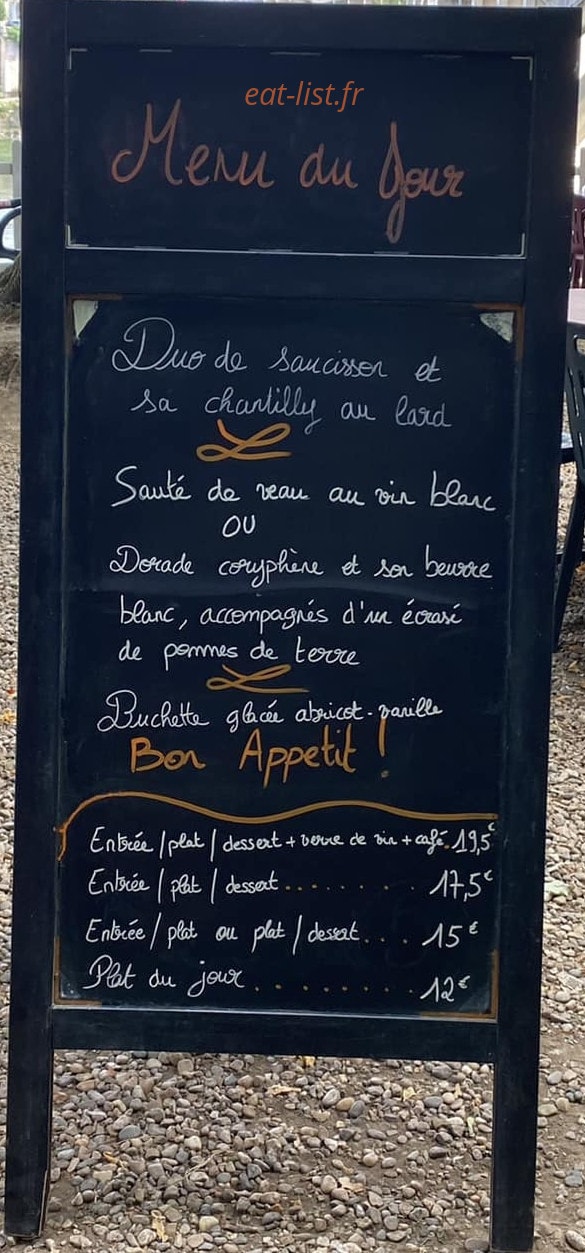 La Plage — carte page 1