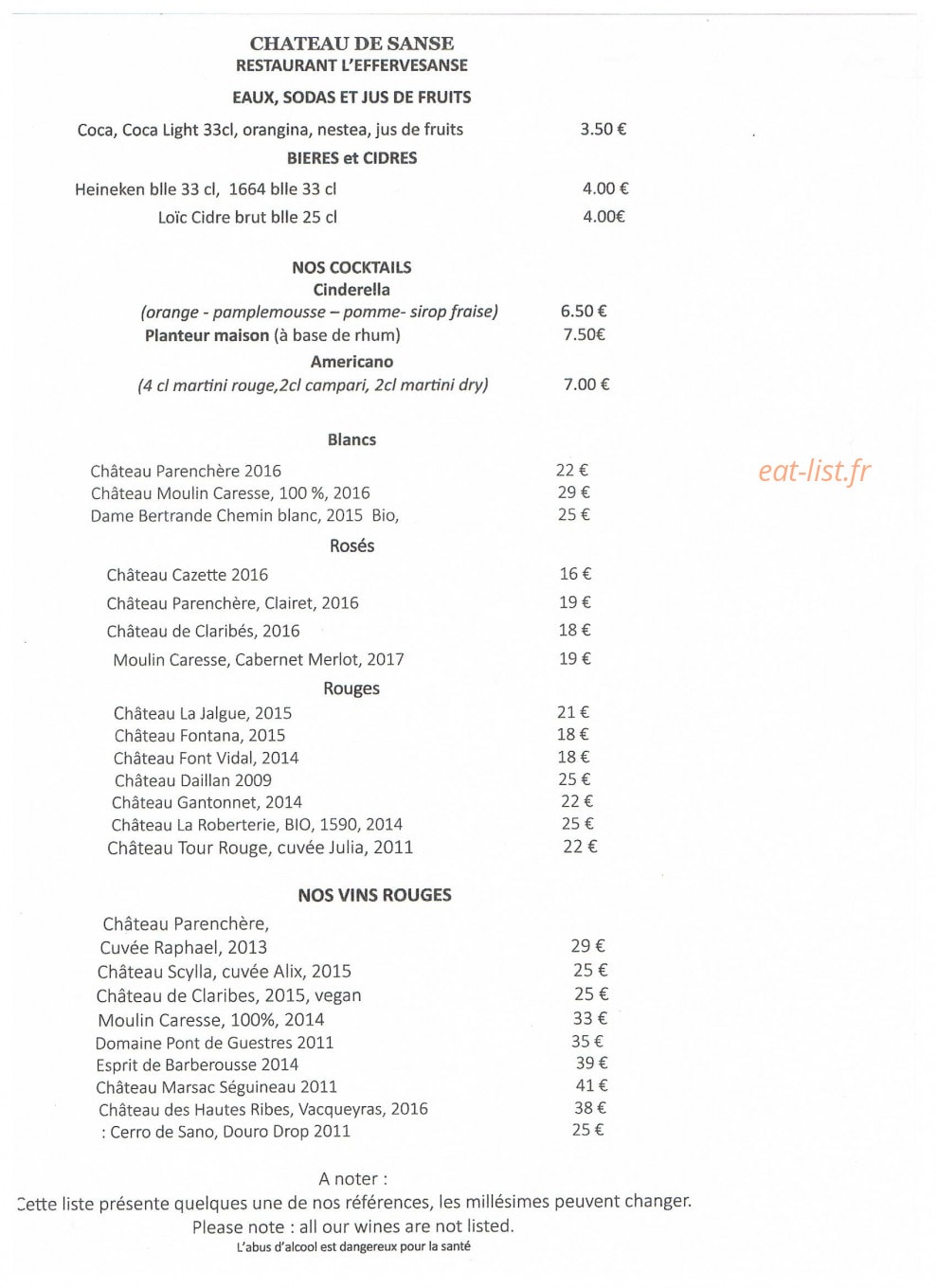 L'EffervéSanse — carte page 2