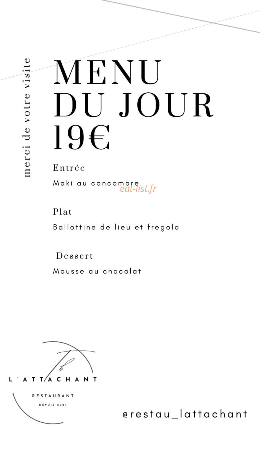 L'Attachant — carte page 2