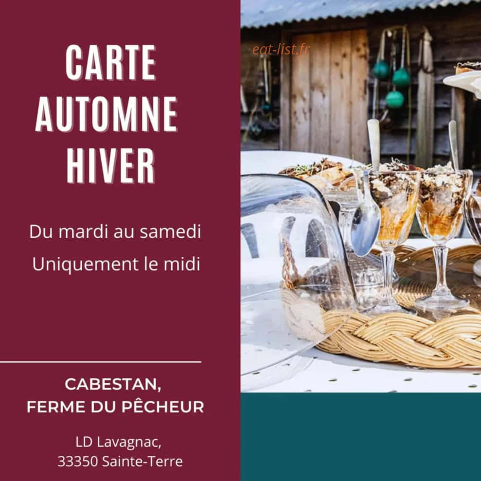 Le Cabestan — carte page 1