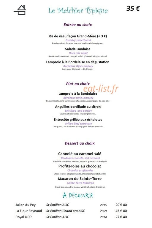 Le Melchior — carte page 3