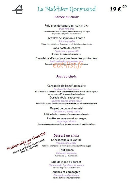 Le Melchior — carte page 2