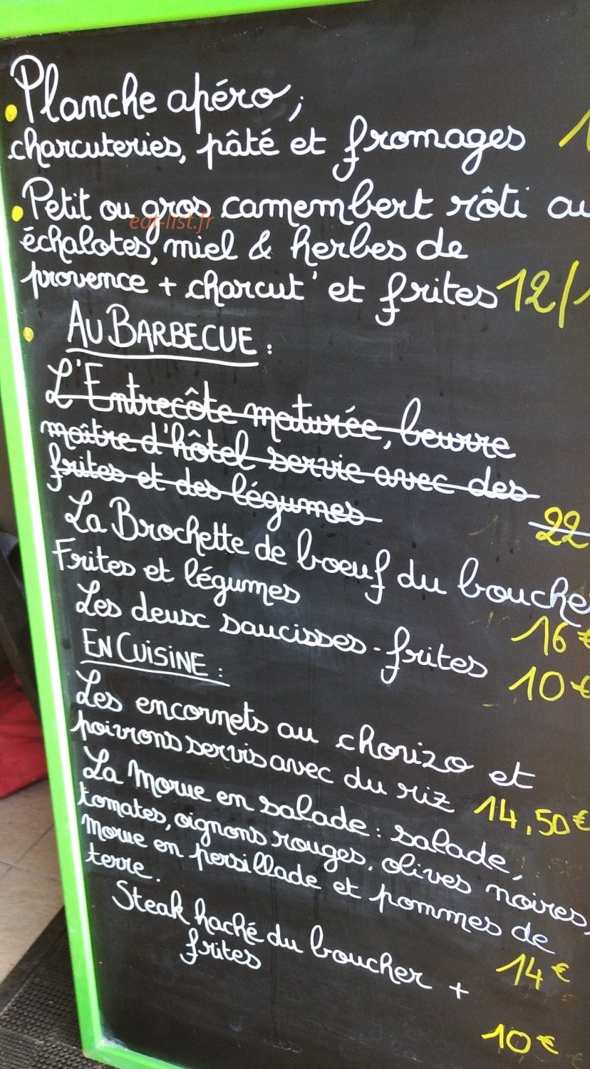 Les Soeurs Guinguette — carte page 1