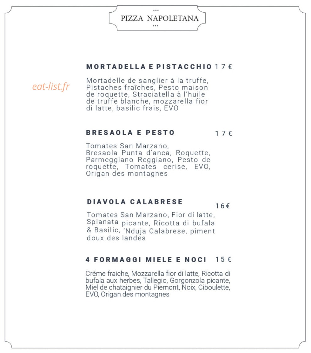 Bocce — carte page 2