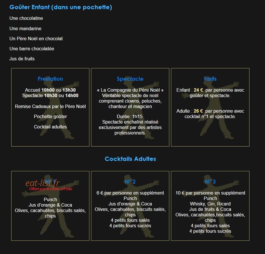 Le grain d'folie — carte page 2