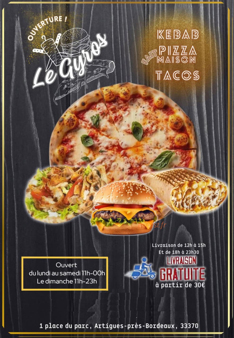 Le Gyros — carte page 1