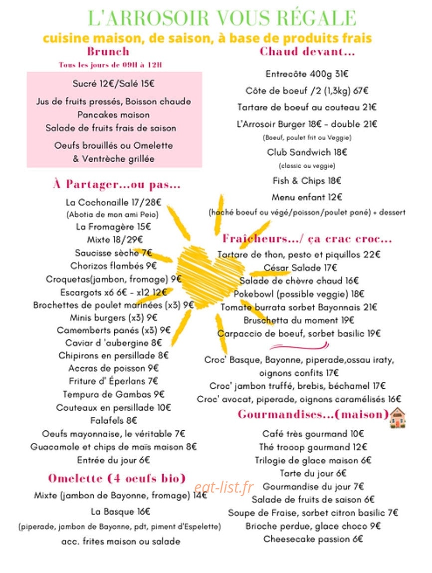 L'arrosoir — carte page 2
