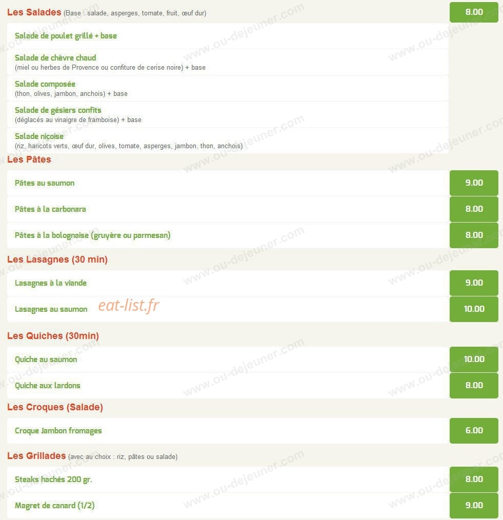 Le Pizzaiolo — carte page 3