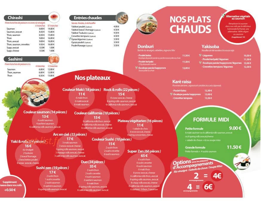 Couleur sushi — carte page 3