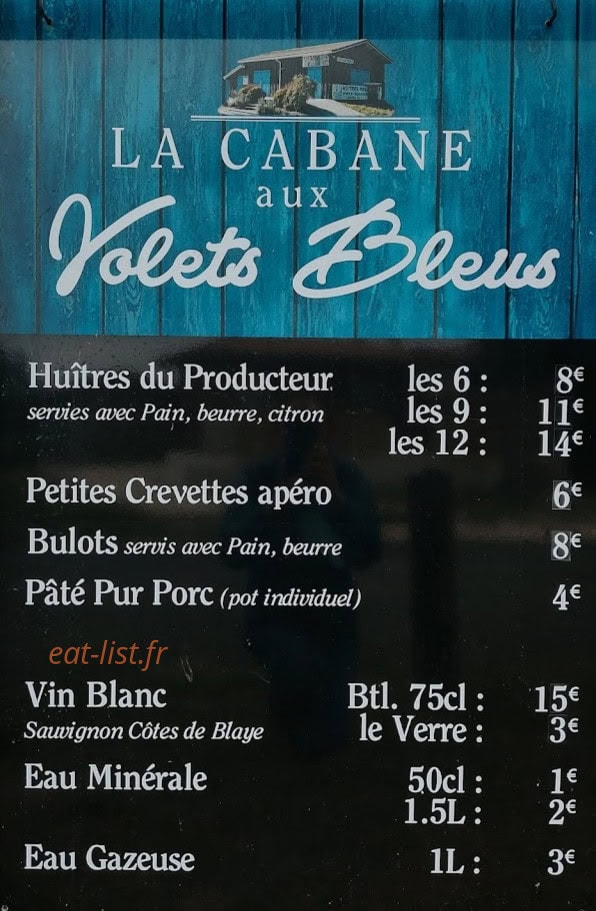 La cabane aux volets bleus — carte page 1