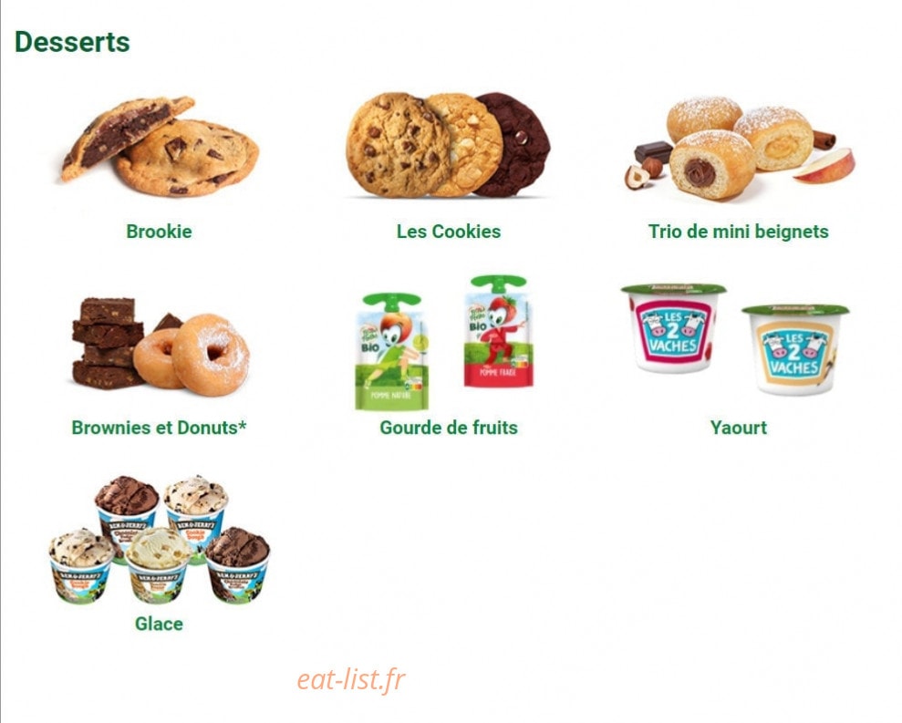 Subway — carte page 7