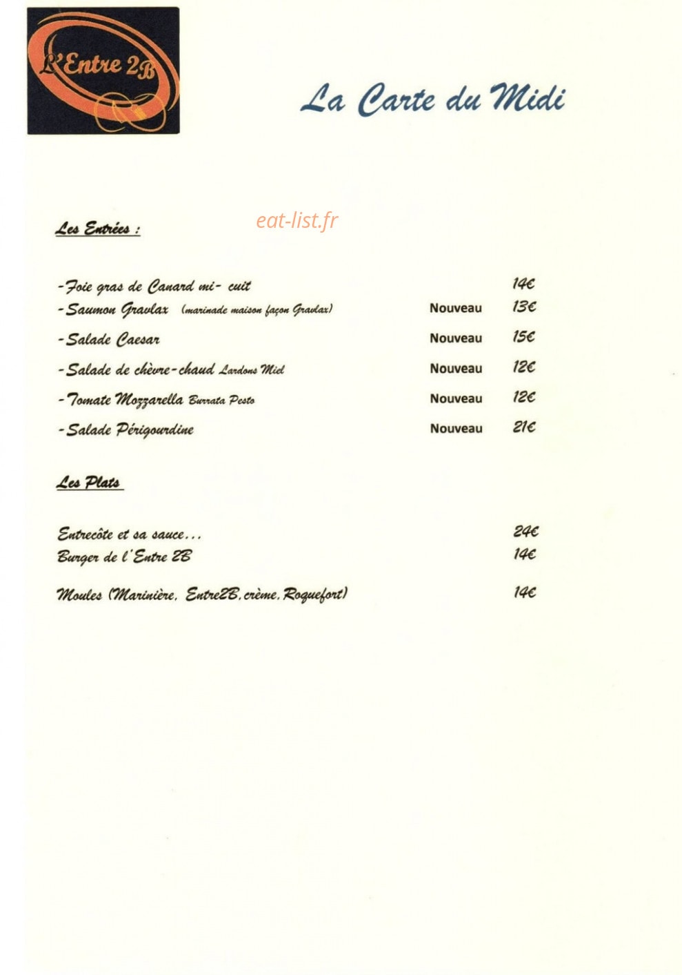 L'Entre 2B — carte page 1