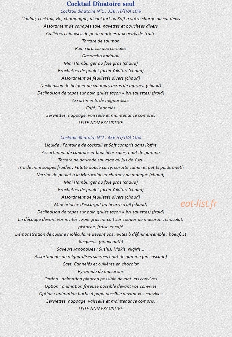 Blaye en Bouche — carte page 3
