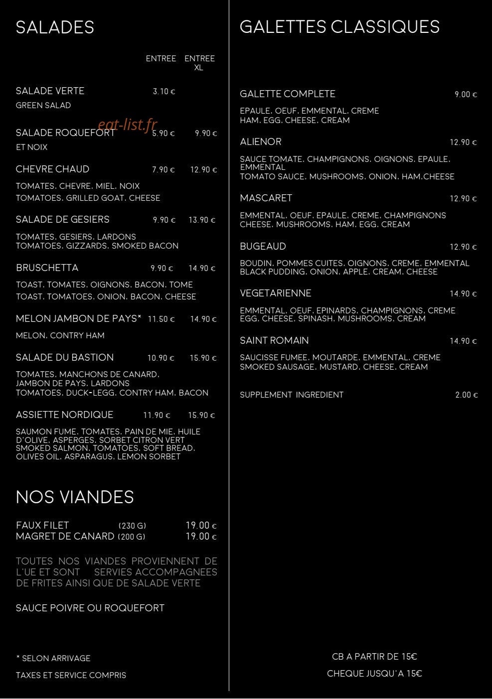 Le Bastion — carte page 2