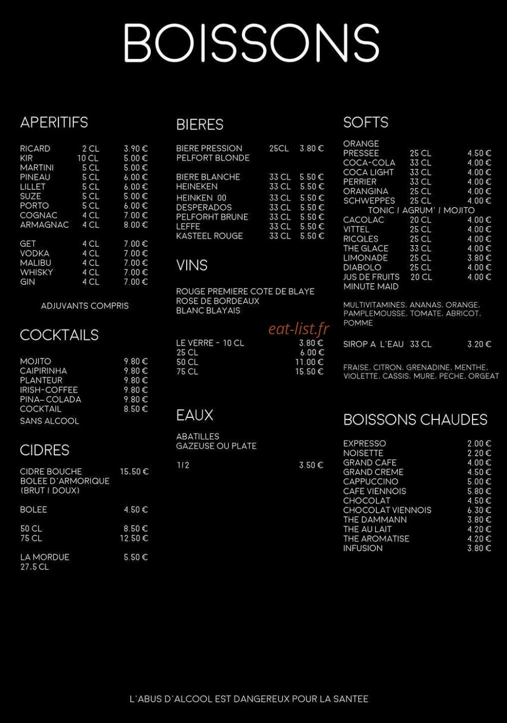 Le Bastion — carte page 8